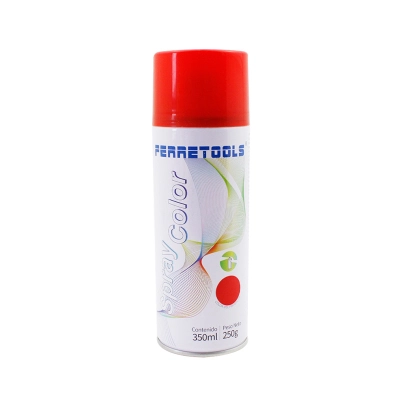 Pintura spray ferretools rojo