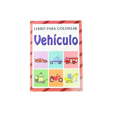 Libro para colorear autos